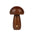 Wooden Mushroom LED Night Light - Rechargeable & Portable