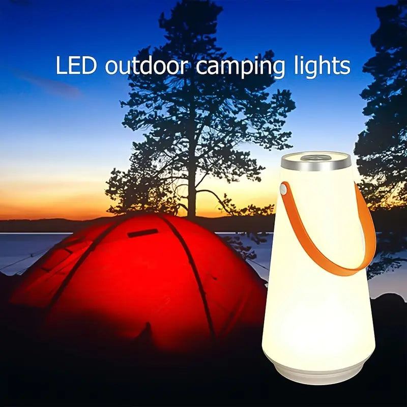 Touch Sensor USB Rechargeable LED Night Lamp (1Pc)