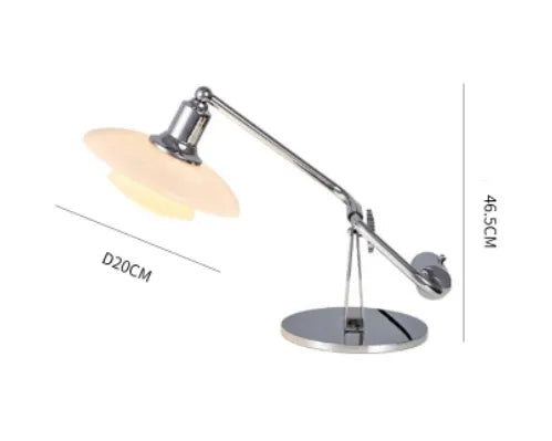 Adjustable Glass Desk Lamp