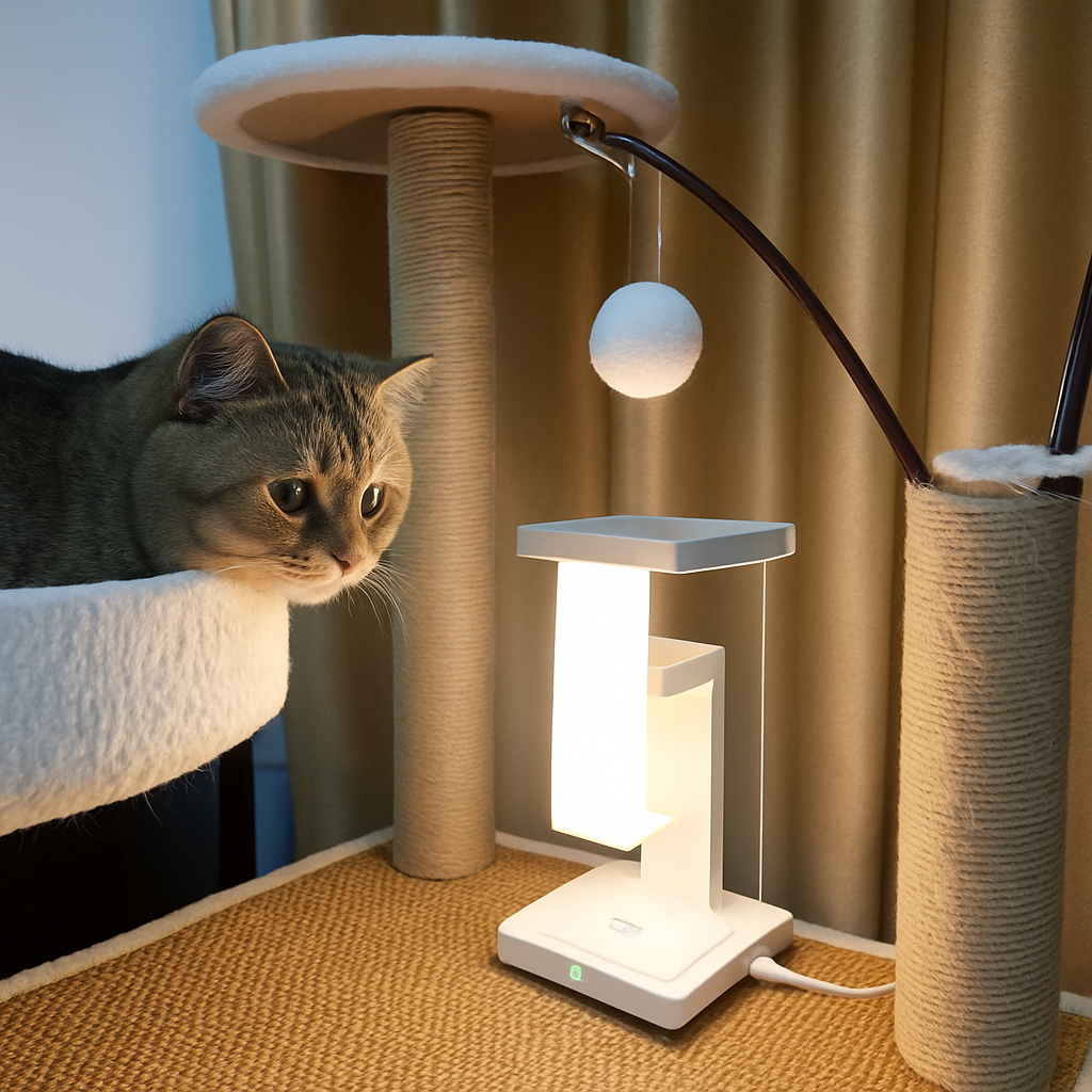FLOATING WIRELESS CHARGING LAMP