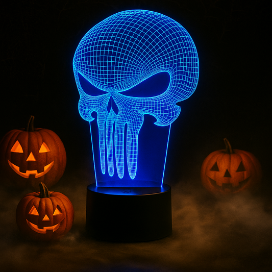 Punisher Skull 3D Illusion Lamp