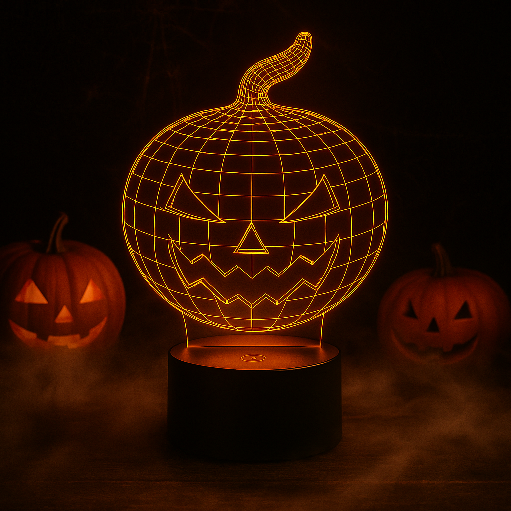 Magic Pumpkin 3D Illusion Lamp