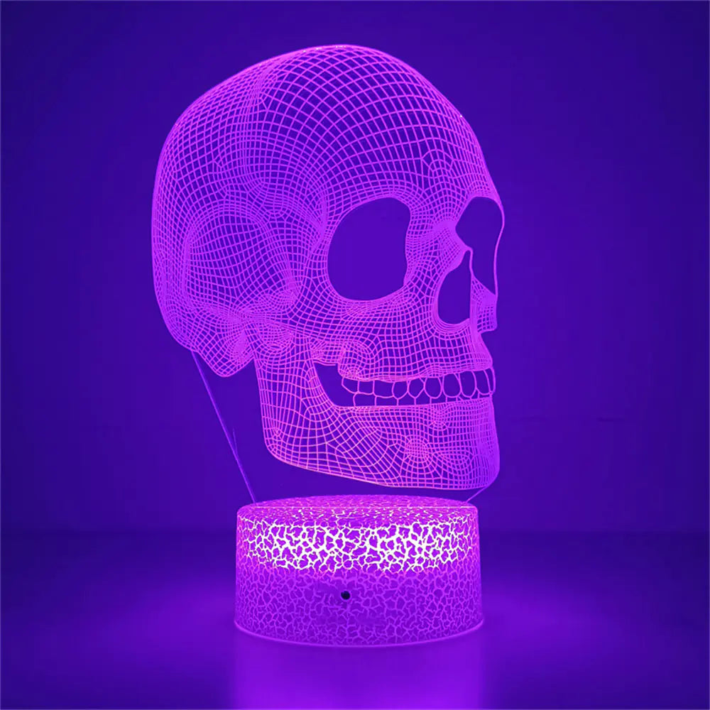 Horror Skull 3D Illusion Lamp