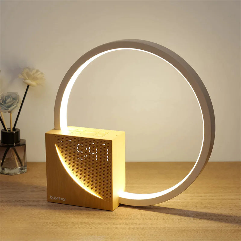 Touch Bedside Lamp with Alarm & Sound