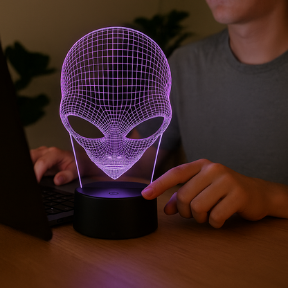 Magical Alien 3D Illusion Lamp