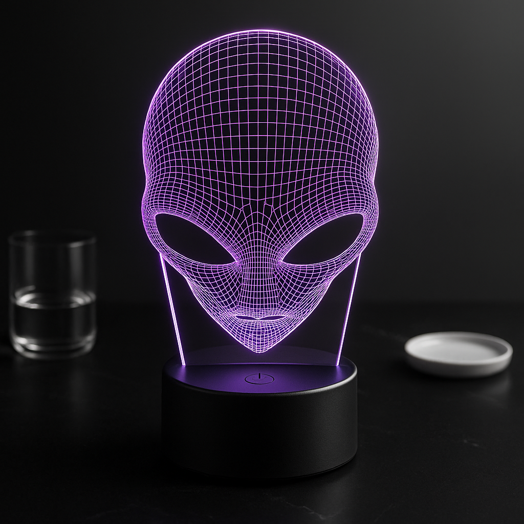 Magical Alien 3D Illusion Lamp
