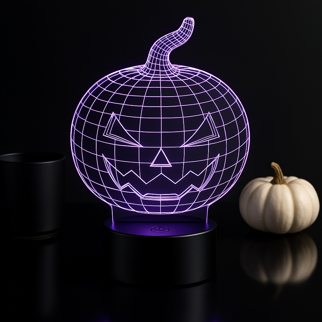 Magic Pumpkin 3D Illusion Lamp